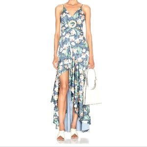 PatBo NWT See Video 🌺 tropical Maxi Dress Size 4 beautiful!!!